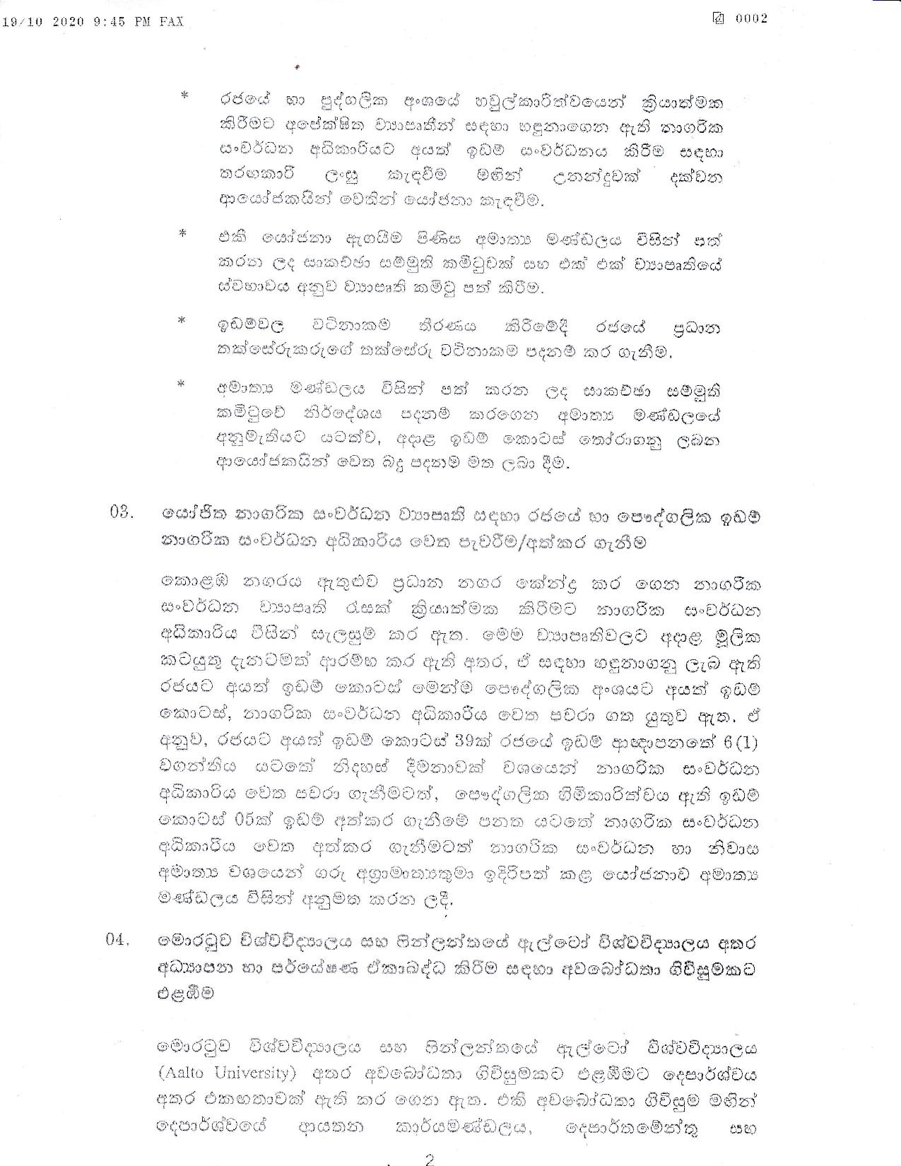 Cabinet Decision on 19.10.2020 page 002