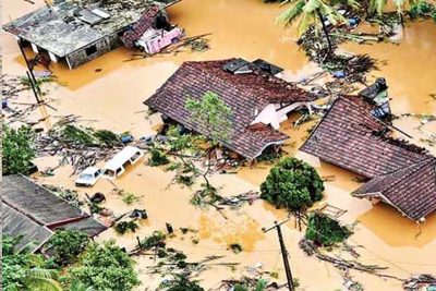 ගංවතුරෙන් හා සුළි සුළං වලින් හානි සිදු වූ නිවාස වලට වන්දි දීමට අනුමැතිය ලැබෙයි